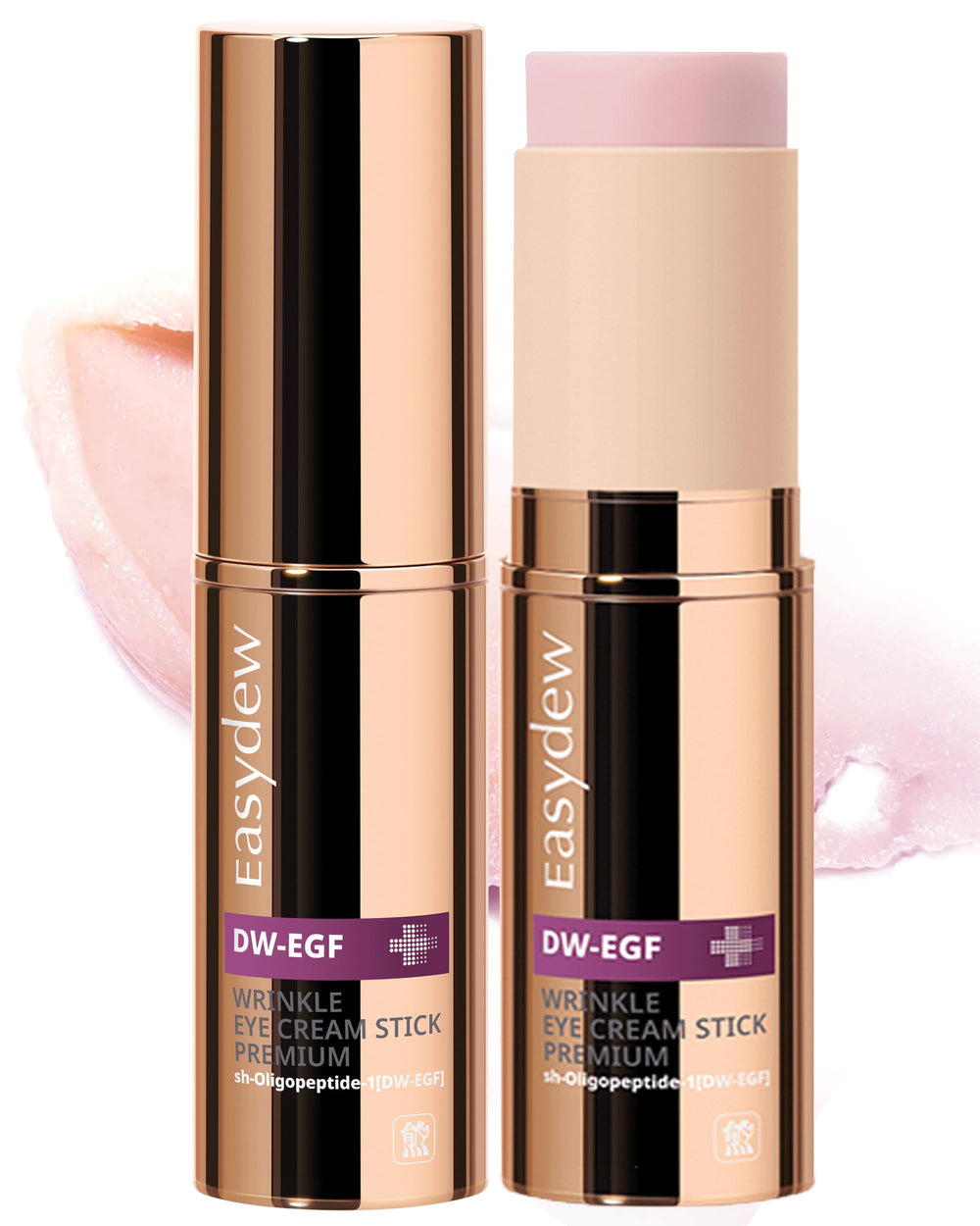 EASYDEW Eye Stick outer packaging for portable eye care on the go.