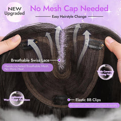 Eawwii 24inch-topper-wispy-bangs highlights long, voluminous look for special occasions.