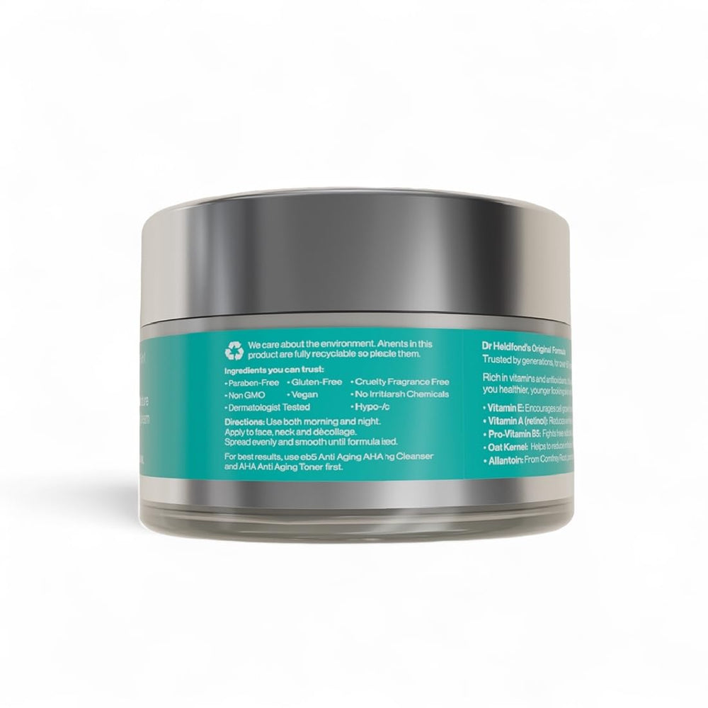 eb5 Intense Moisture Cream cruelty-free icon indicates ethical skincare choice