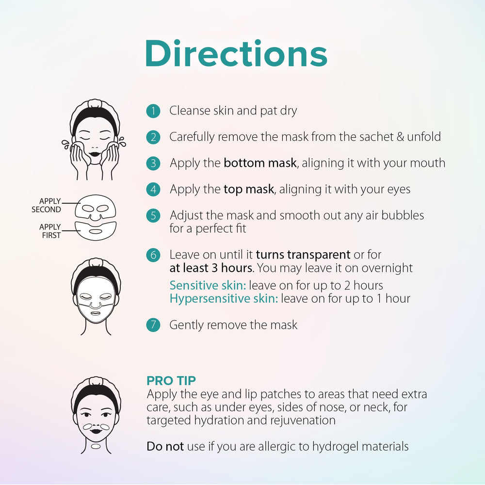 Ebanel Bio Collagen Face Mask wear-on-face scene for extended comfort