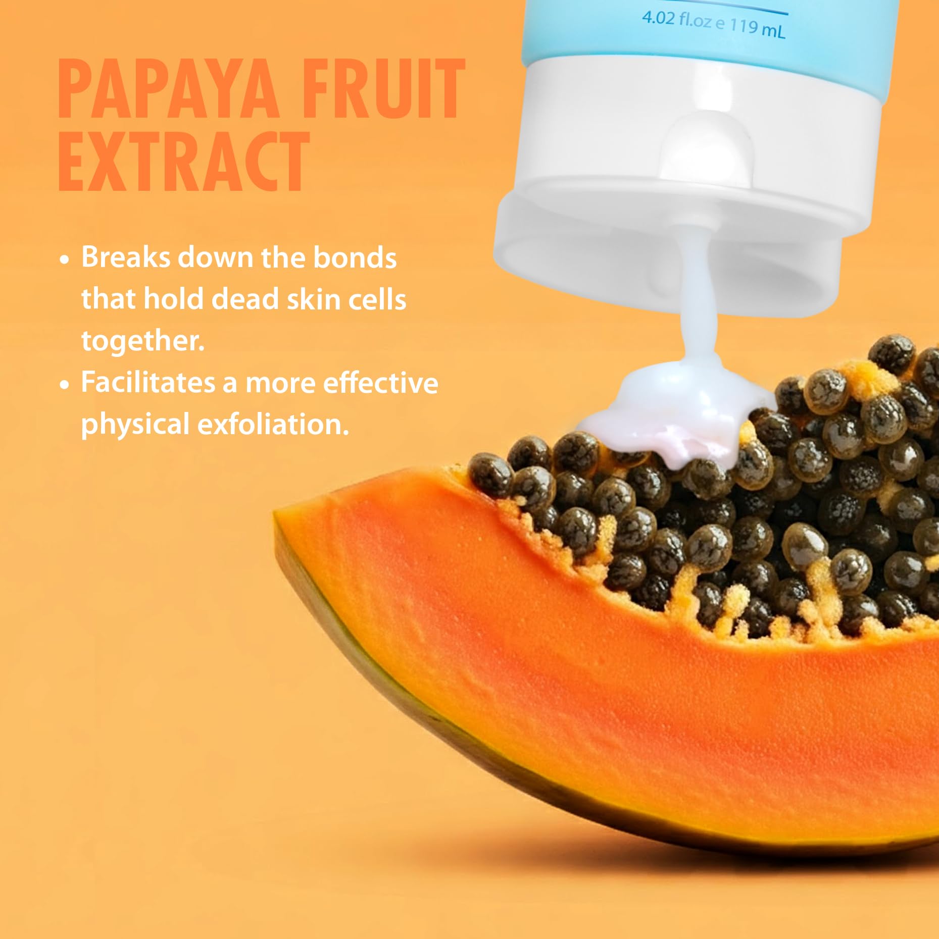 Ebanel Centella and soothing botanicals calm sensitive skin after exfoliation.