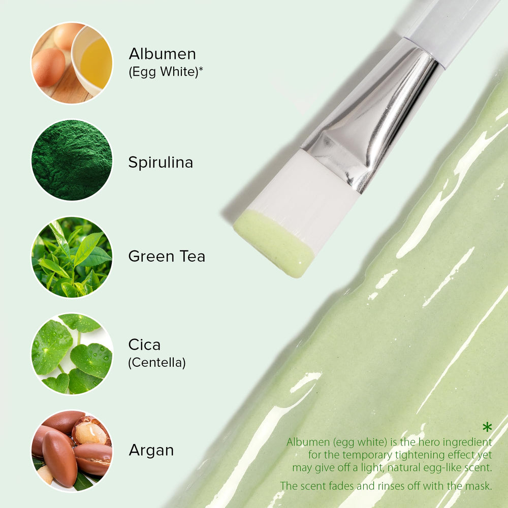 Ebanel Collagen Peptides Mask application brush aids even coverage