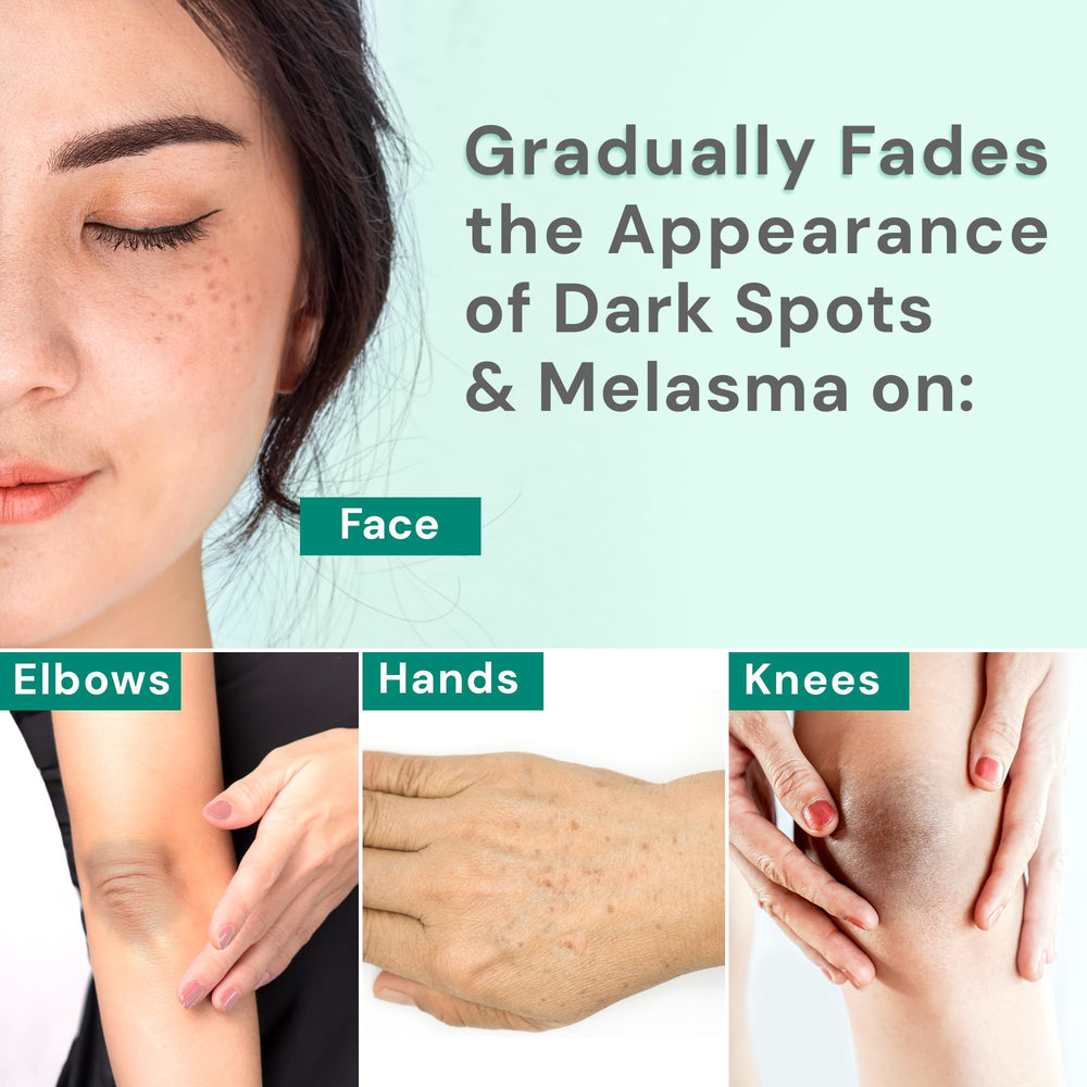 Ebanel Dark Spot Remover glow after use showing improved skin texture