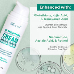 Ebanel Dark Spot Remover applied to the face to even skin tone