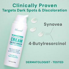 Ebanel Dark Spot Remover texture closeup shows creamy consistency for quick absorption