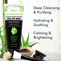 Ebanel deep pore cleansing mask closeup highlights charcoal extraction for clearer skin