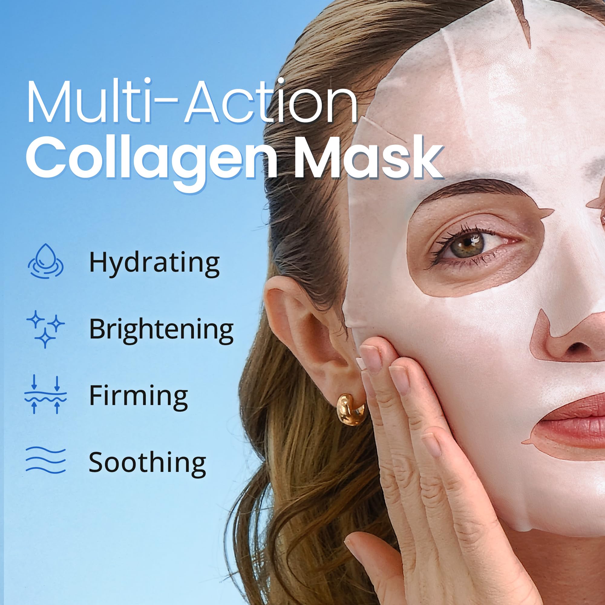 Mascarilla Ebanel con ácido hialurónico para hidratación profunda