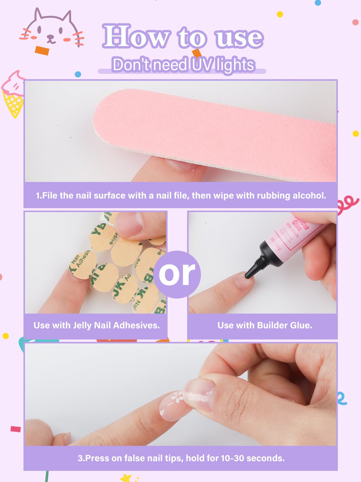 EBANKU kids nails gift packaging shown as a delightful present