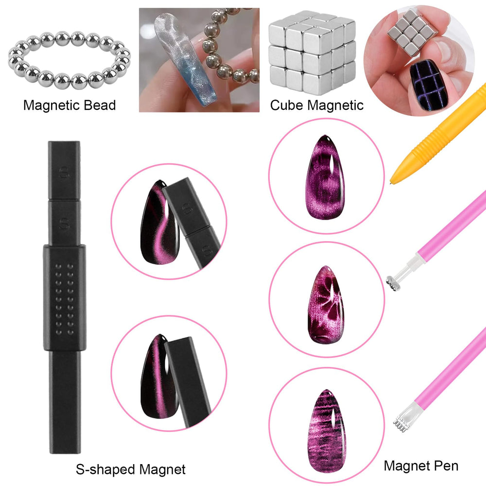 EBANKU magnetic pen and sticks expand your nail design toolkit.