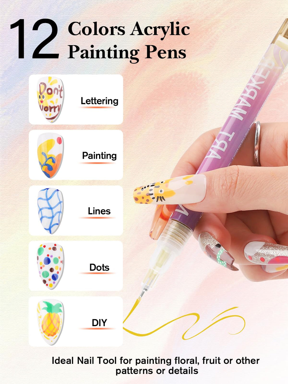 EBANKU 0.5mm fine-tip pen delivering precise lines and dots.