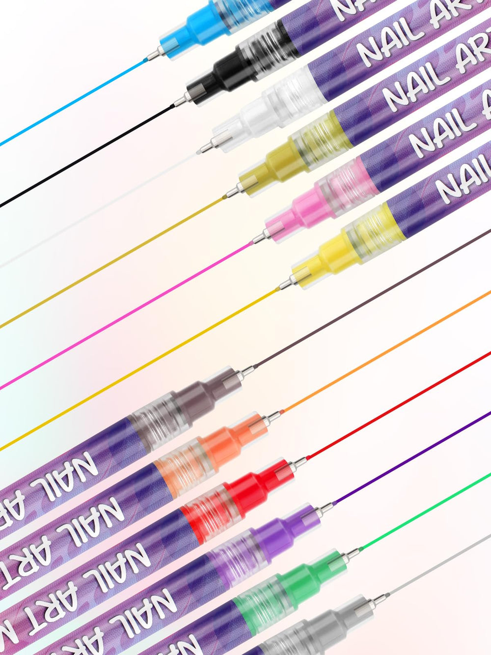 EBANKU nail art pens for home and salon DIY projects.