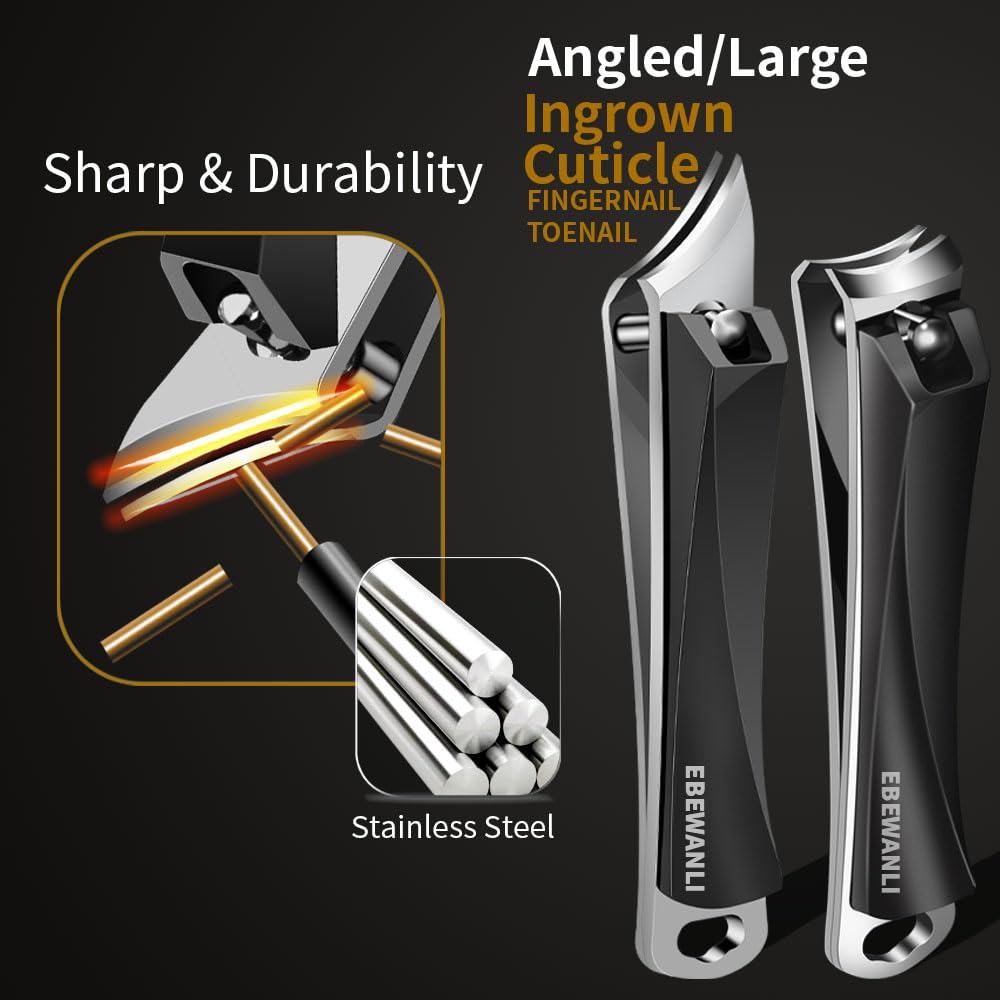EBEWANLI nail clippers set close-up for convenient home grooming