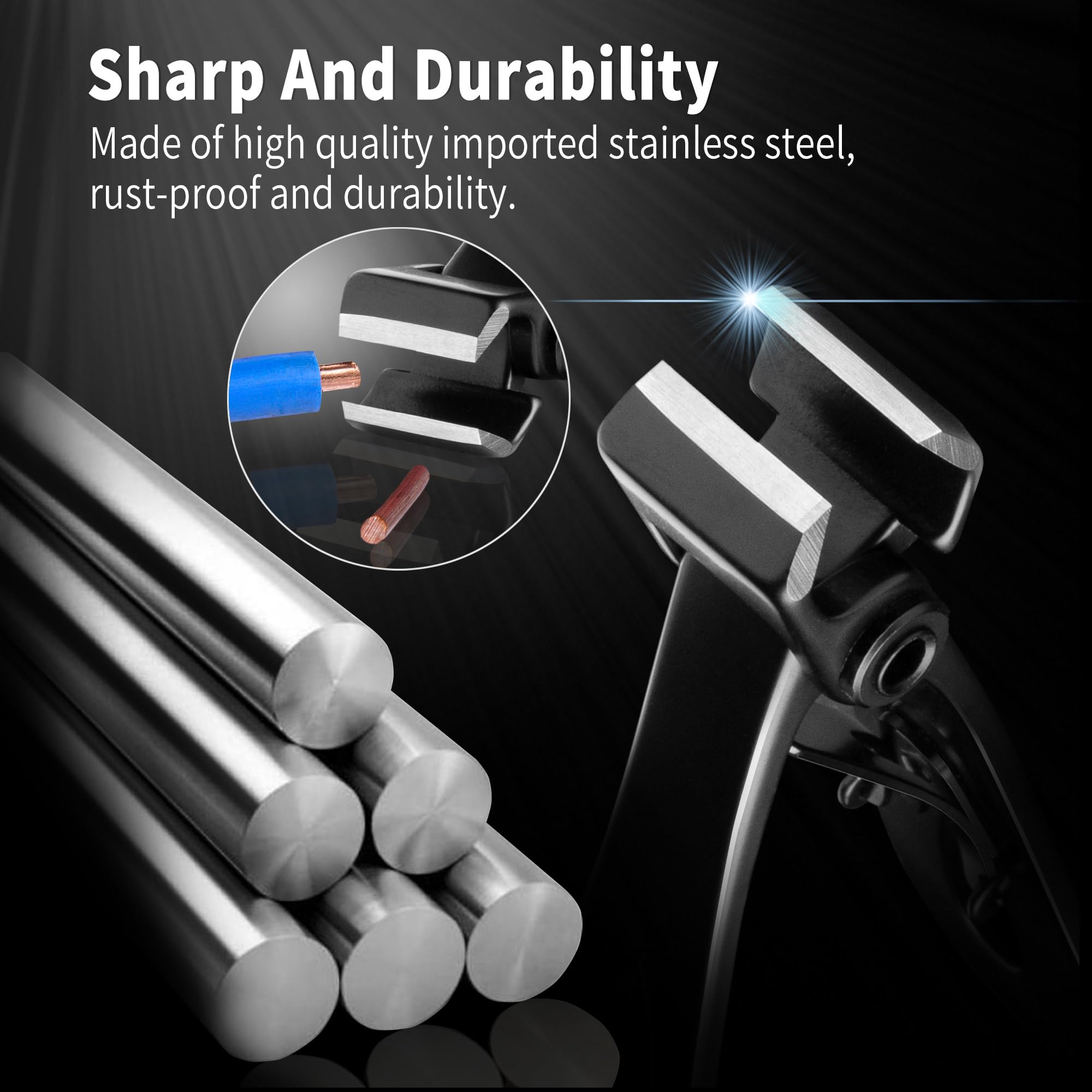 EBEWANLI straight-edge nail clipper shown for straight cuts