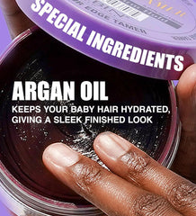 EBIN NEW YORK 24 Hour Edge Tamer applying shows easy edge control for sleek styles all day