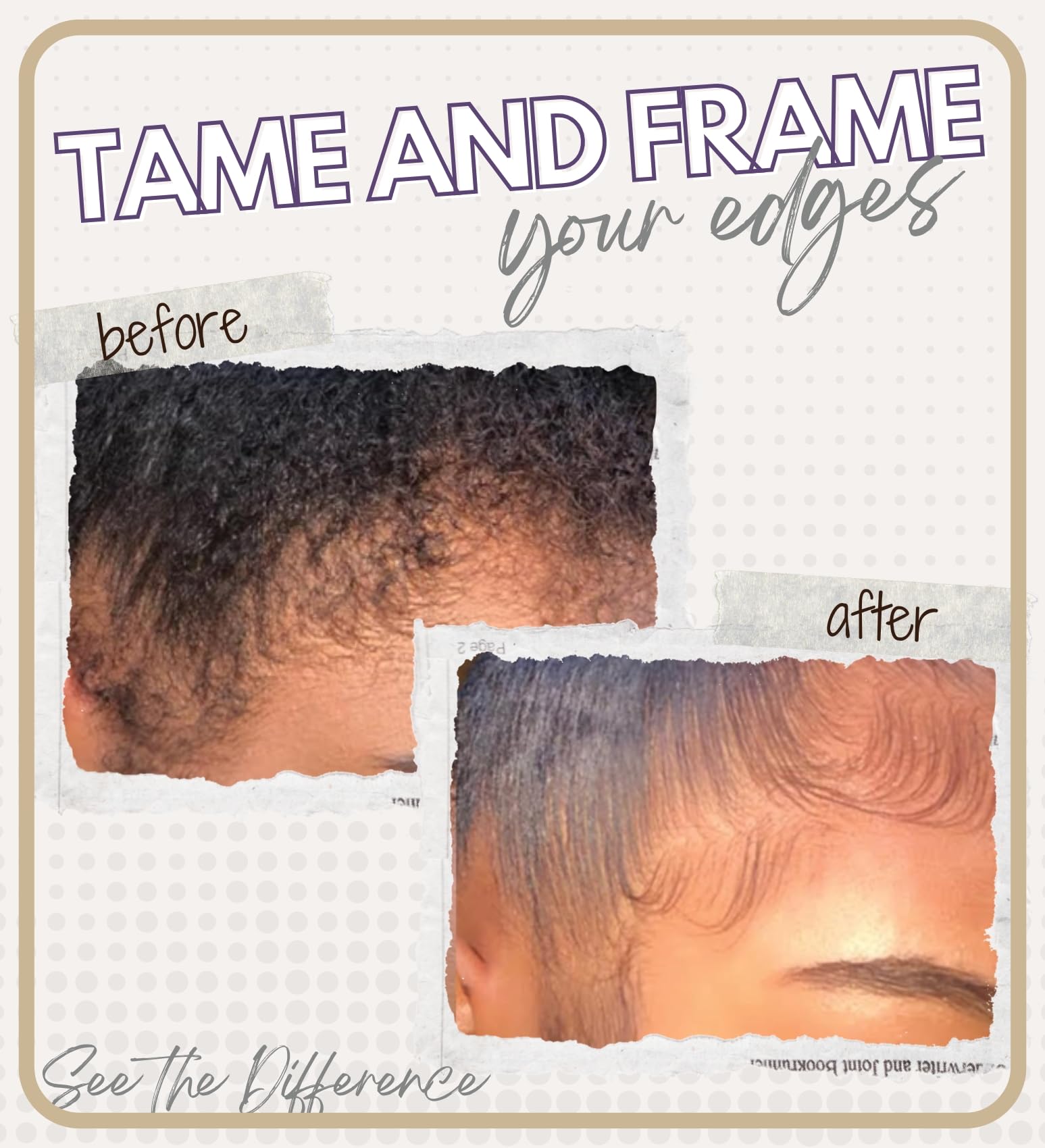 EBIN NEW YORK 24 Hour Edge Tamer argan oil highlights nourishing shine