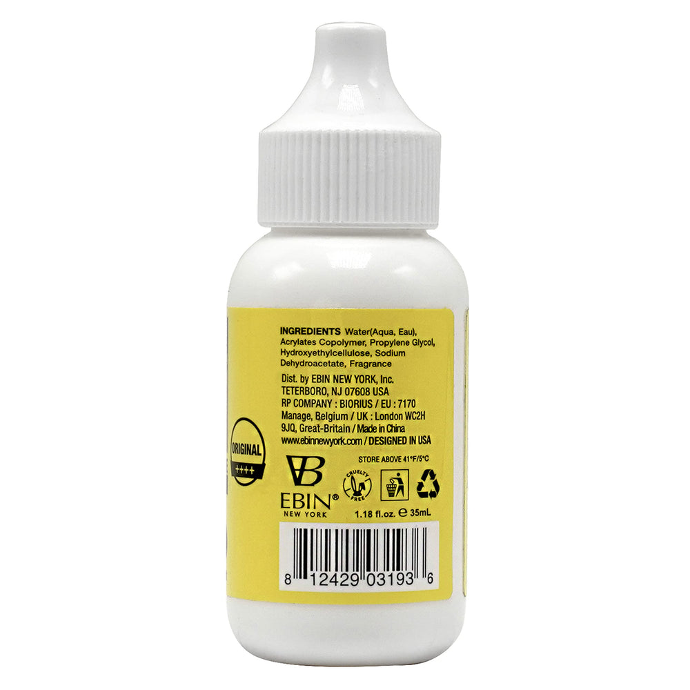 EBIN NEW YORK Wonder Lace Bond Wig Adhesive bottle shows easy-to-use packaging for convenient prep