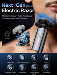 eboboin electric razor IPX7 waterproof for wet and dry shaving