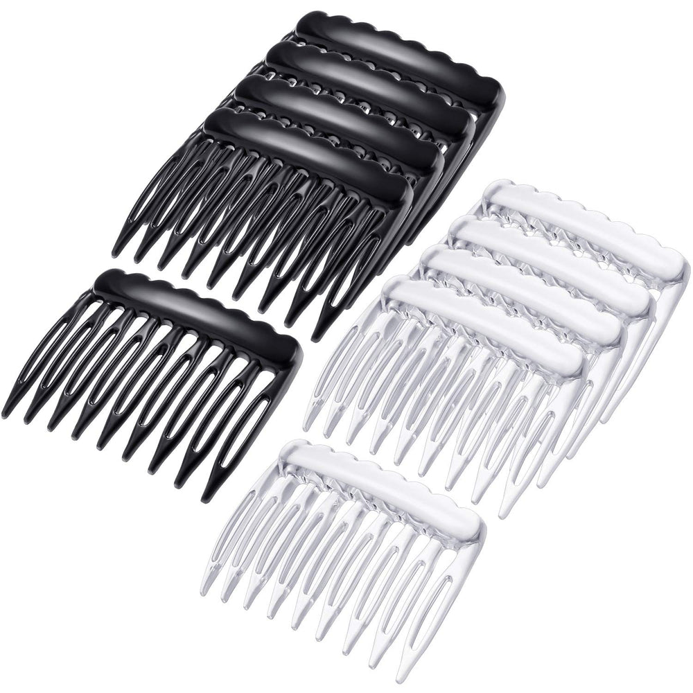 EBOOT small hair combs in black securely hold fine hair for daily wear.