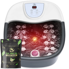 ECARBME foot spa bath massager with heat control—soothing warmth for tired feet.