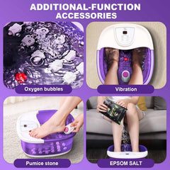 ECARBME bubbles and vibration provide a gentle spa-like foot massage