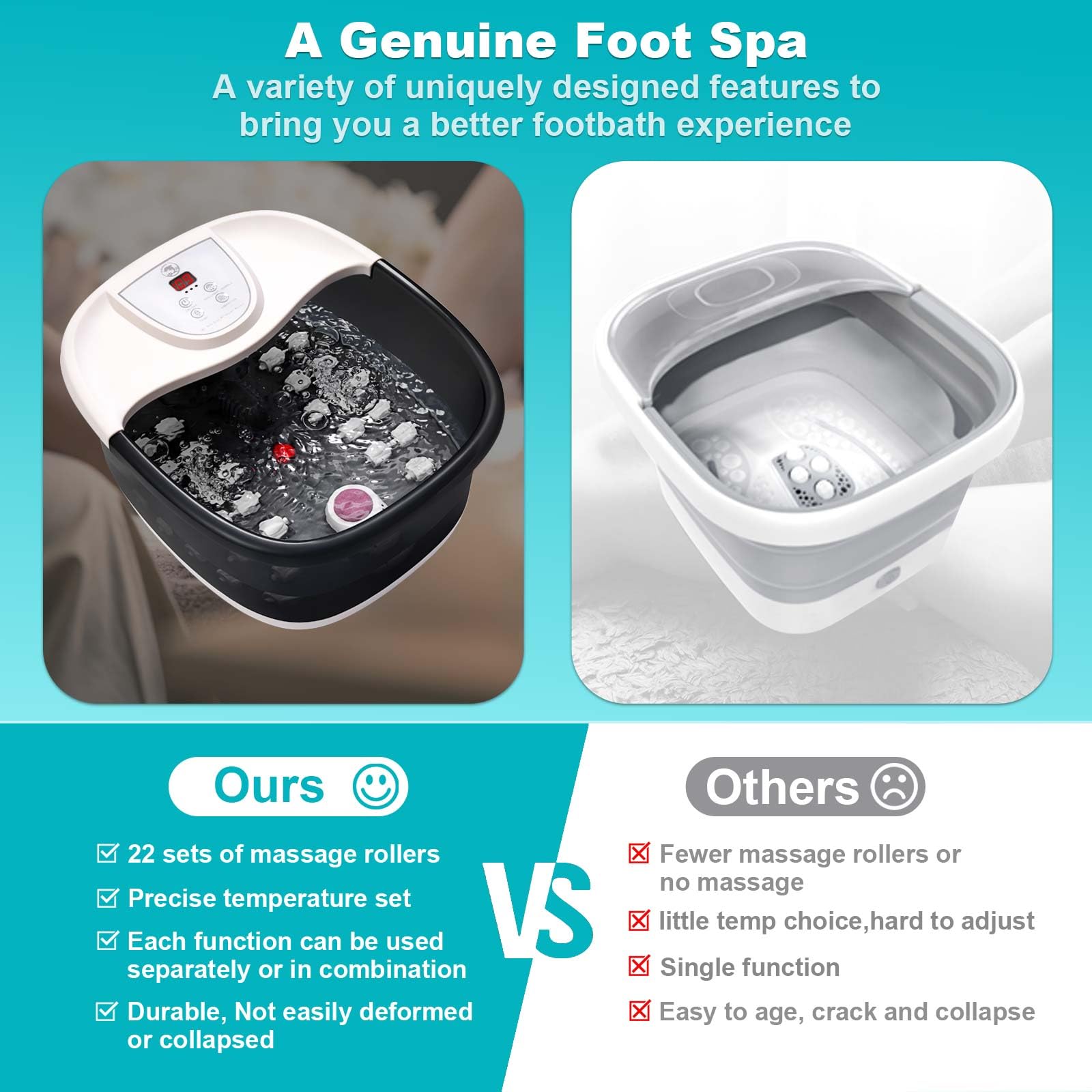 ECARBME epsom salt tea tree oil soak enhances foot refreshment and scent.