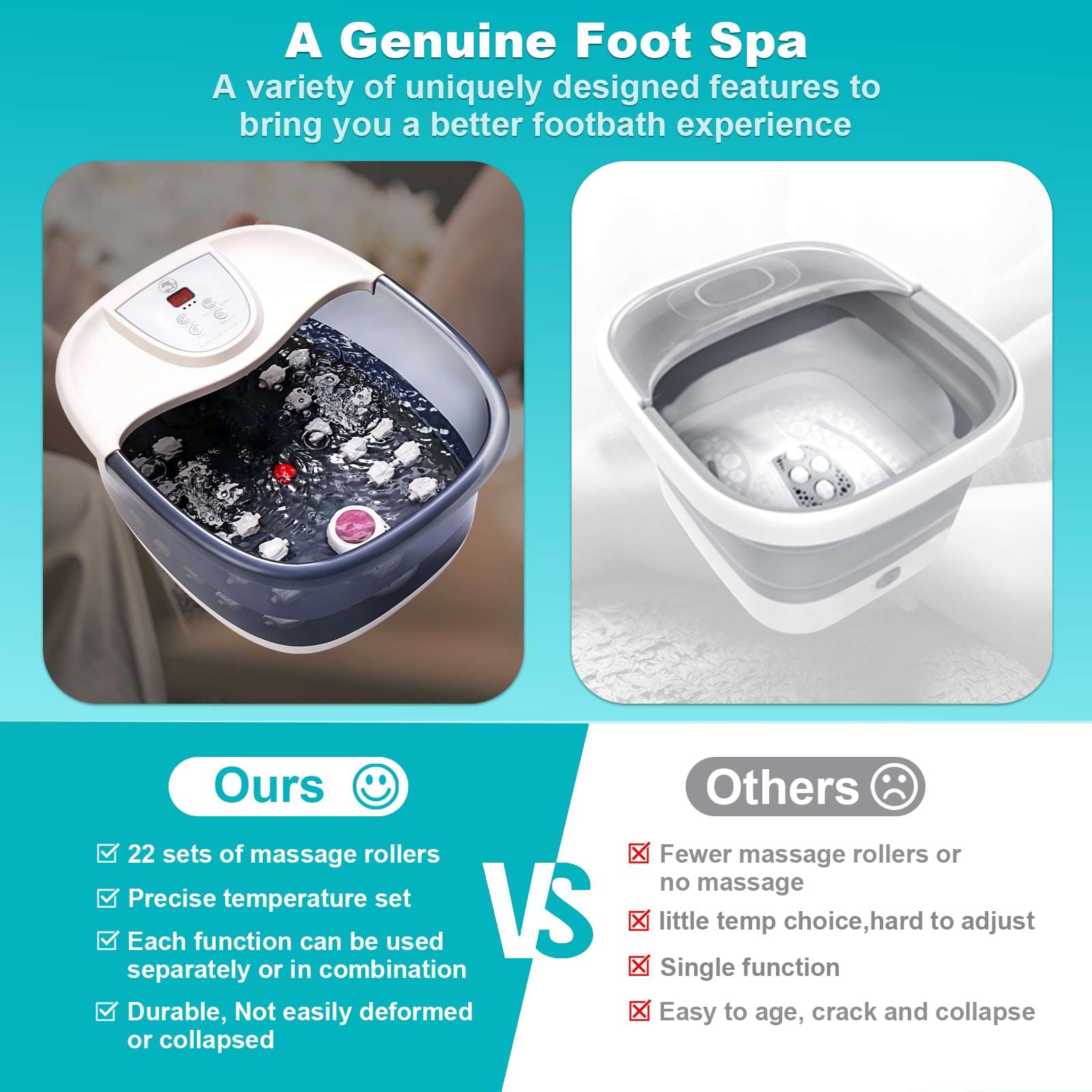 ECARBME Foot Spa Epsom Salt: included blend supports foot care rituals.