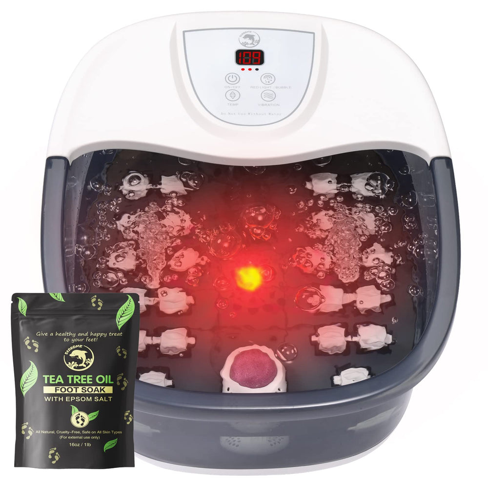 ECARBME Foot Spa Heat-Control: warm water for soothing foot comfort after work.