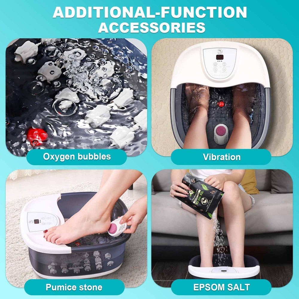 ECARBME Foot Spa Jets: invigorating jets for soothing sole muscles.