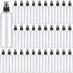 Eccliy 32-pcs 8oz spray bottle pack for versatile cleaning on the go