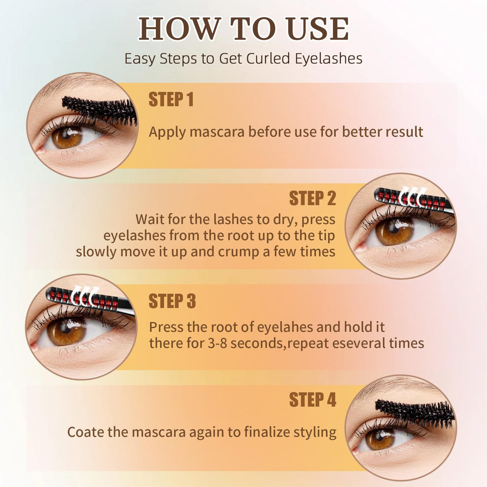Echtur eyelash curler in four temperature modes for versatile lashes