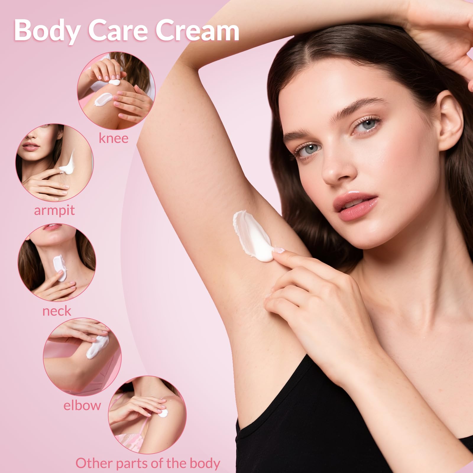 EclatMuse dark spot remover on underarms demonstrating subtle brightening
