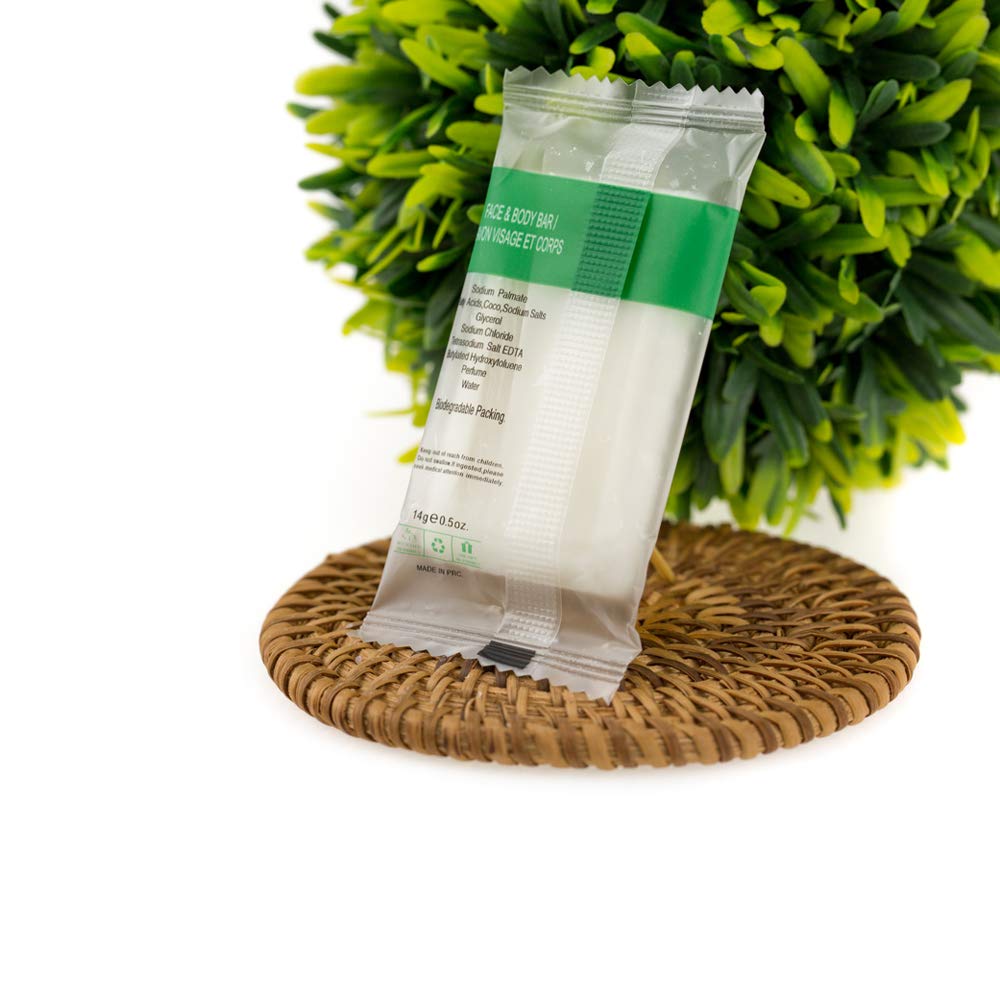 Eco amenities bar soap green tea scent offers refreshing skin feel