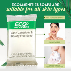ECO Amenities hotel-room-guest soaps ensure clean, comfortable guest experiences with reliable bulk supply.