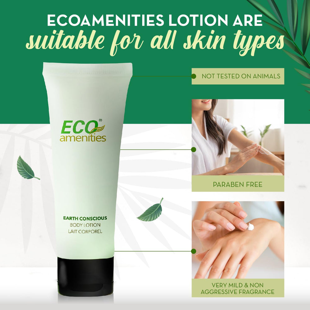 Leak-proof ECO amenities lotion tube design keeps products secure during travel.