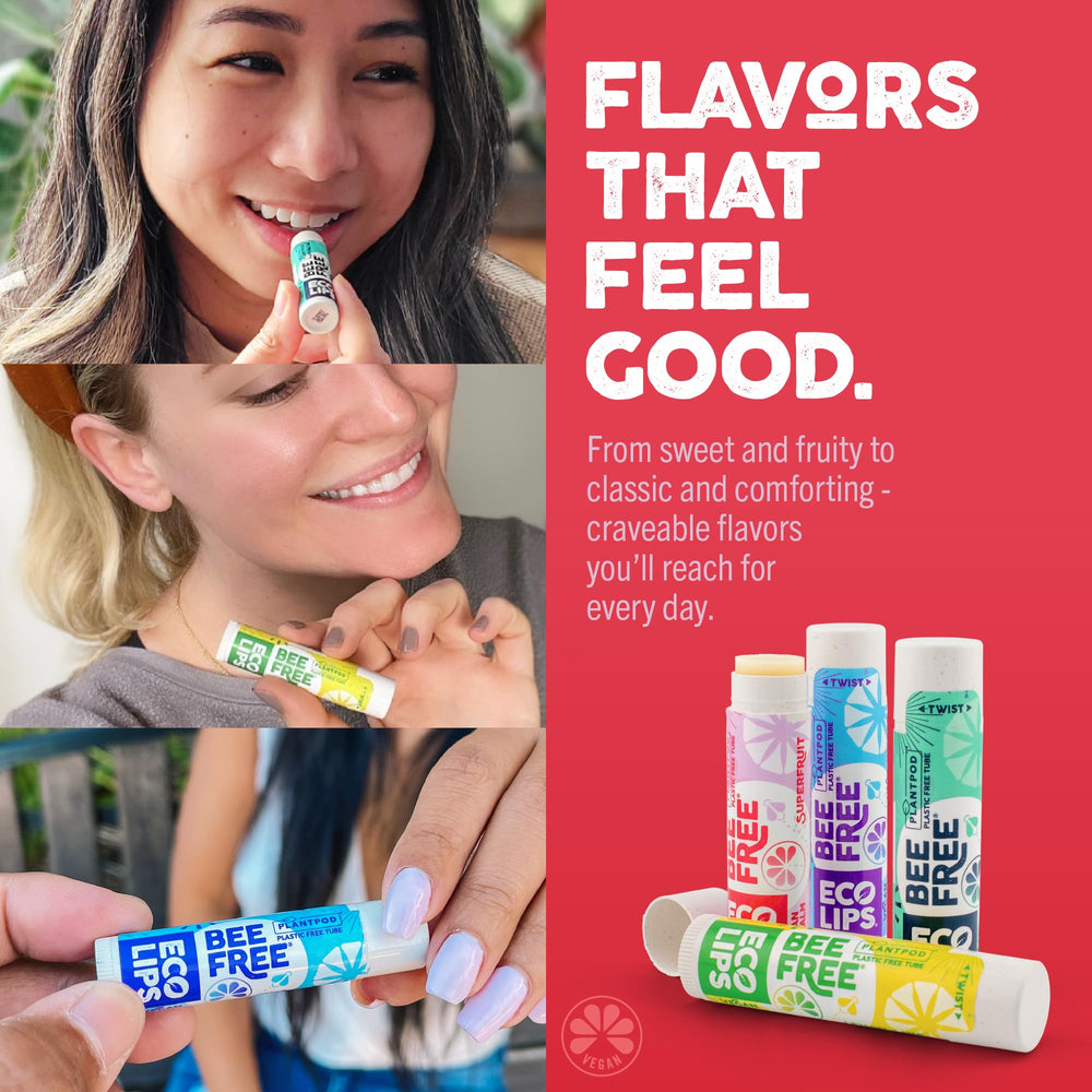 Eco Lips Bee Free made-in-USA factory scene emphasizing ethical production.