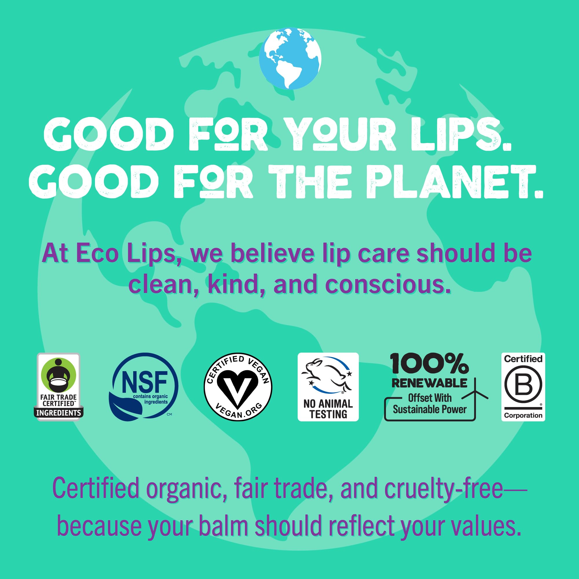 Eco Lips Bee Free sustainable-energy facility underscores responsible manufacturing practices.