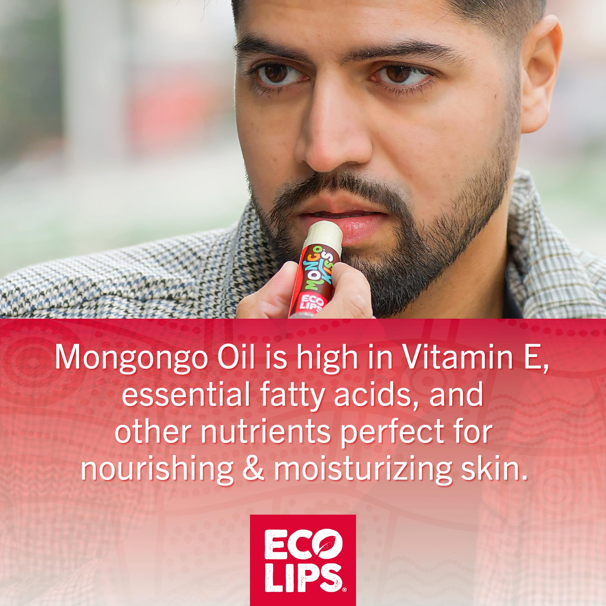 Eco Lips Mongo Kiss six-pack tubes ready for daily lip care