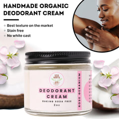 ECO ROOTS arrowroot coconut shea ingredients nourishing skin and gentle deodorizing.
