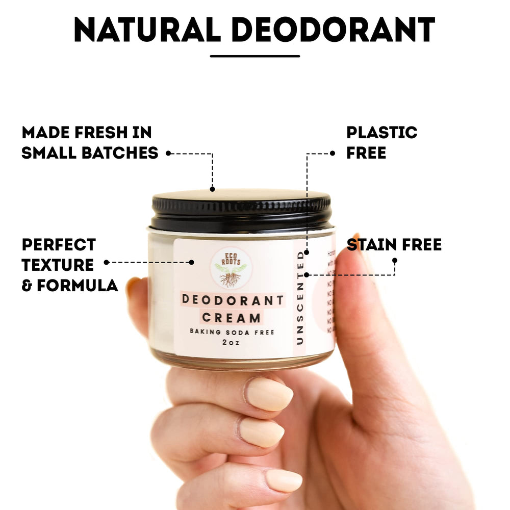 ECO ROOTS clean ingredients label shows sulfate- and phthalate-free formula.