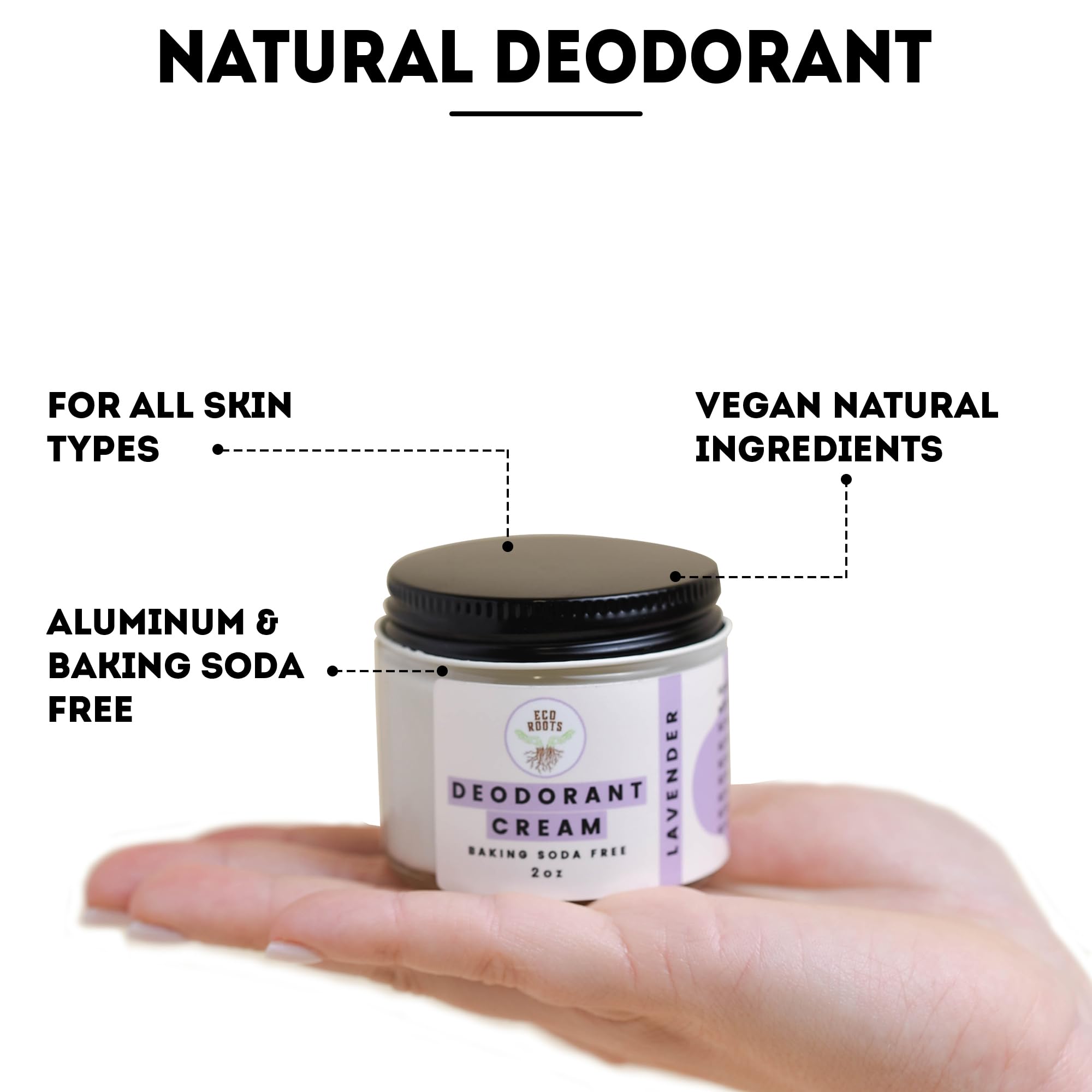 ECO ROOTS coconut oil and shea butter base shown for nourishing care