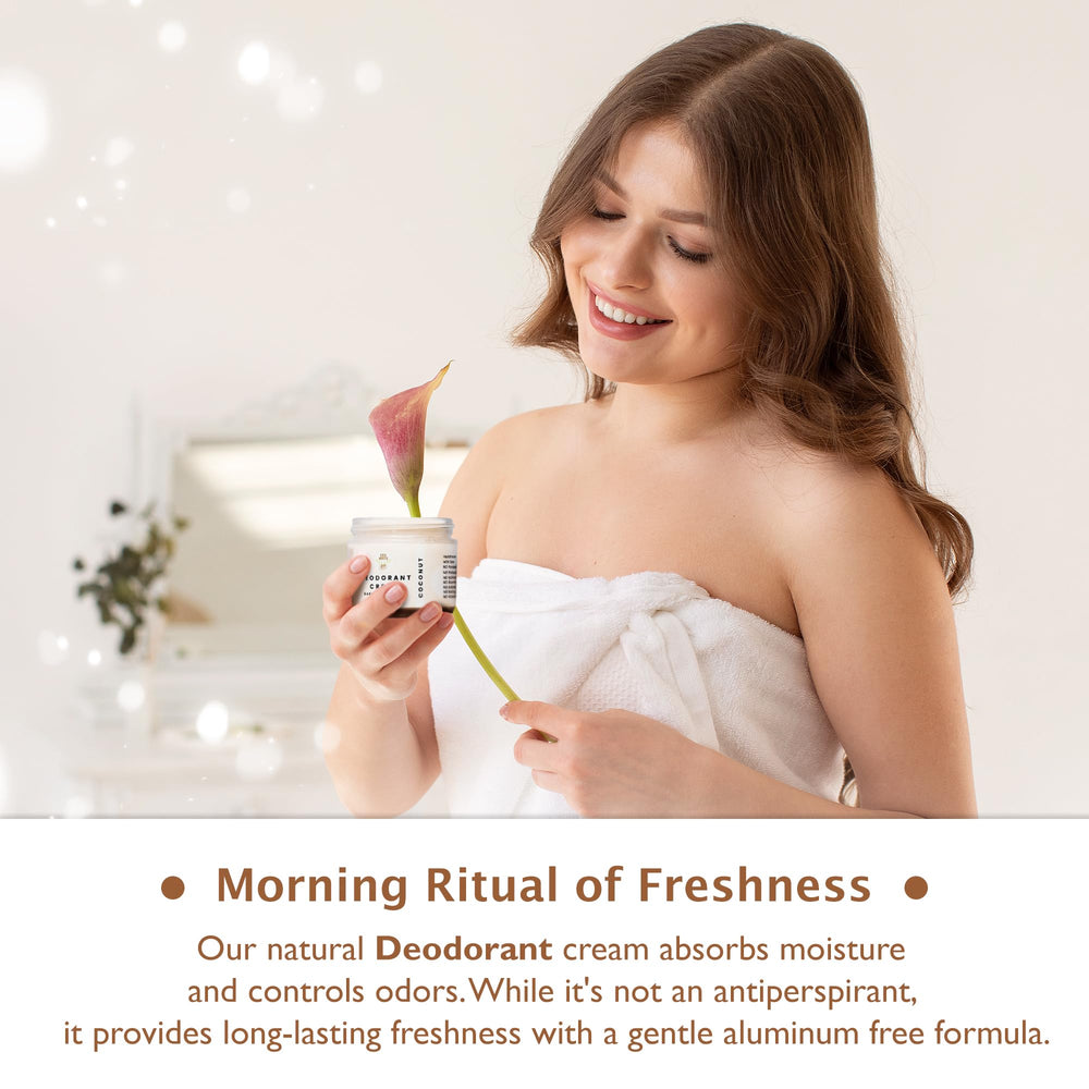 ECO ROOTS coconut scent close-up evokes tropical, refreshing feel