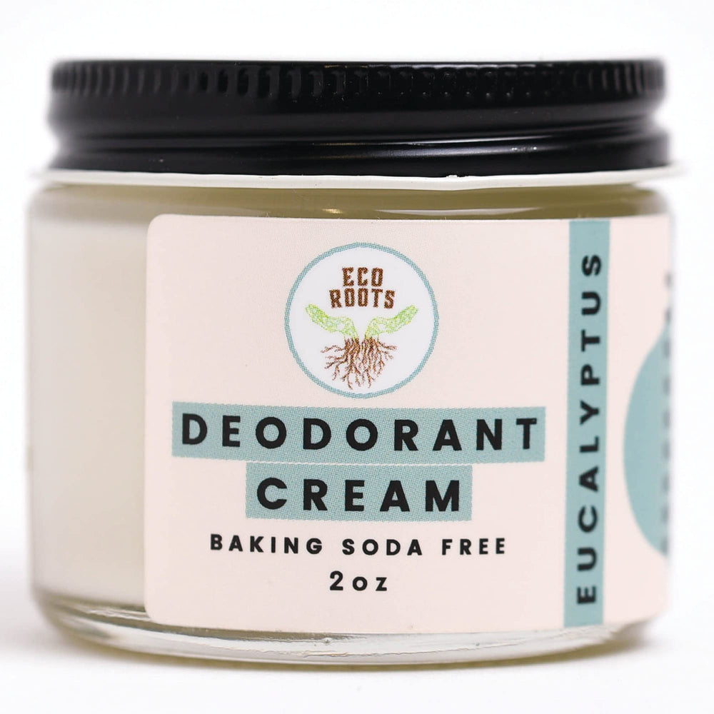 ECO ROOTS natural deodorant cream underarm application for everyday freshness