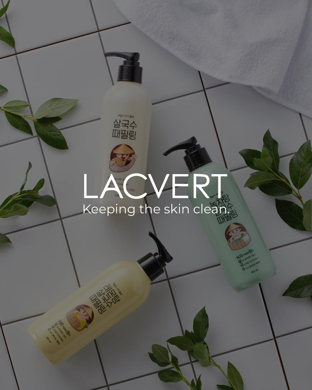 BEYOND Lacvert Green Tea variant closeup soothing formula