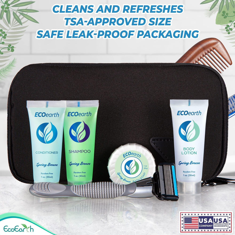 EcoEarth leak-proof TSA-friendly packaging ensures mess-free travel experiences.