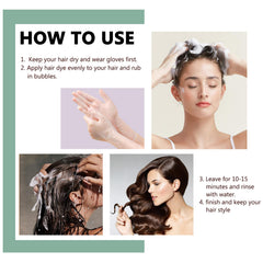ECOFAN dark coffee color result on hair for a refreshed look