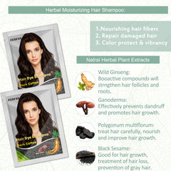 ECOFAN natural herbal extracts close-up suggesting gentle color