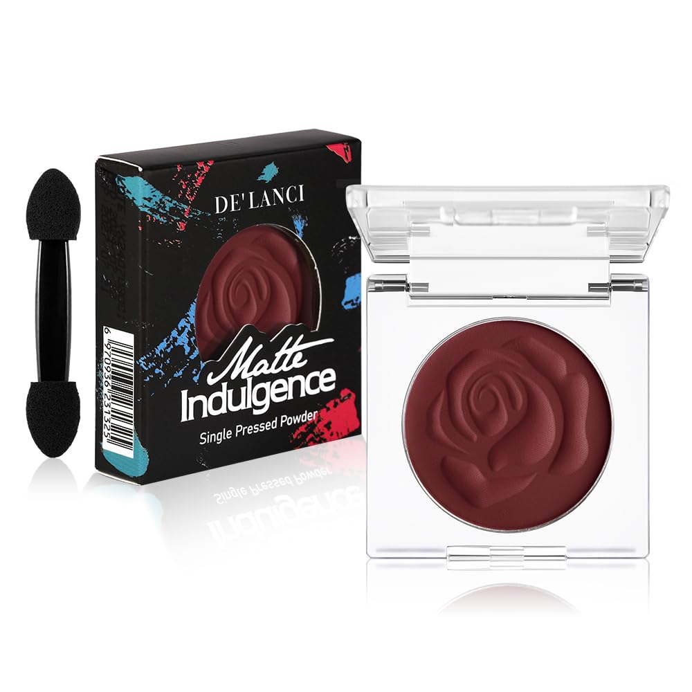 ecofavor Burgundy Eyeshadow Palette Open showcases rich matte reds for versatile daytime-to-evening looks.