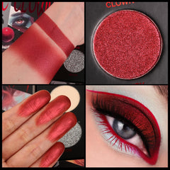 Ecofavor Red Goth palette glitter pigments highlight shimmering accents for glamorous party looks