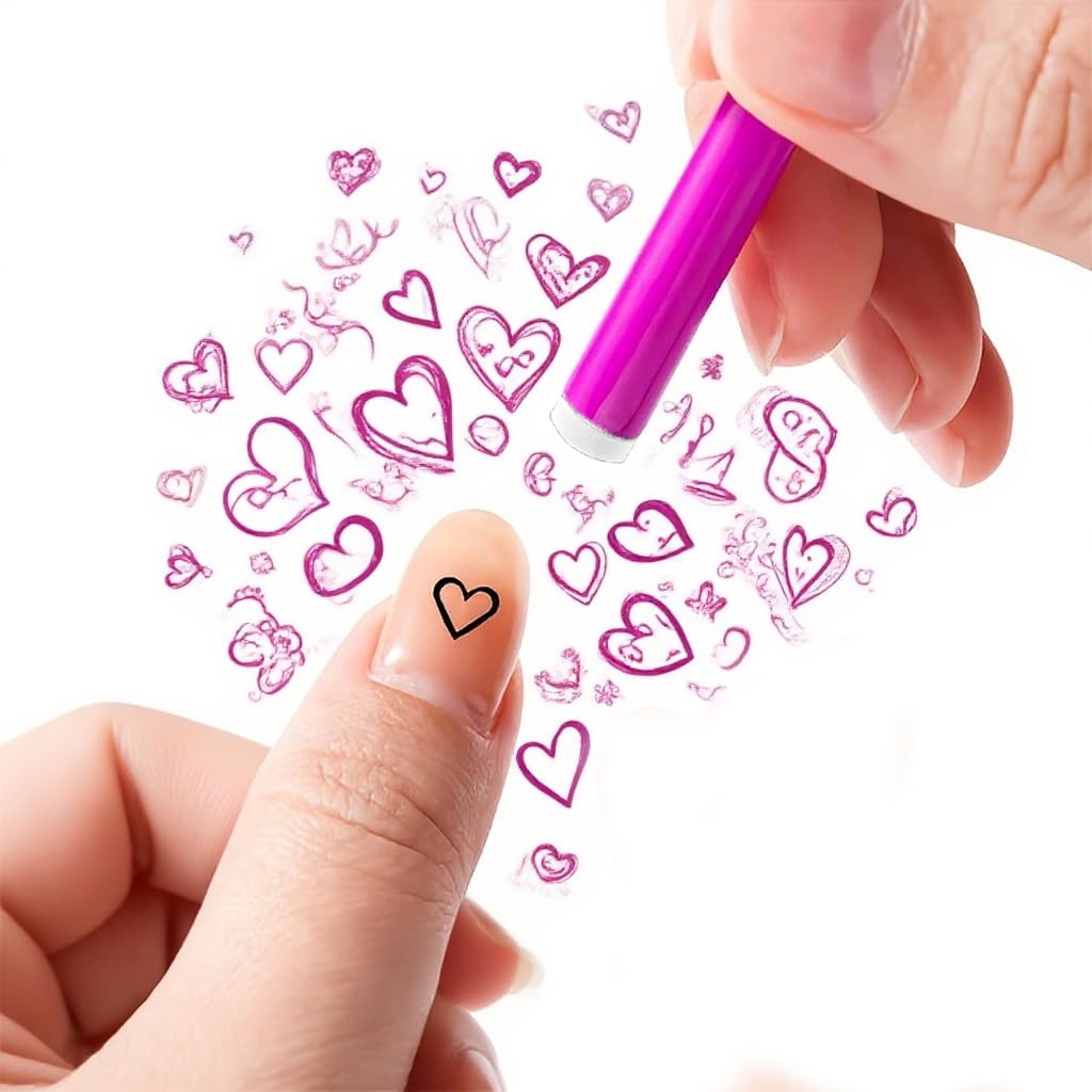 Ecoflick easy-clean stamp heads simplify maintenance between designs.