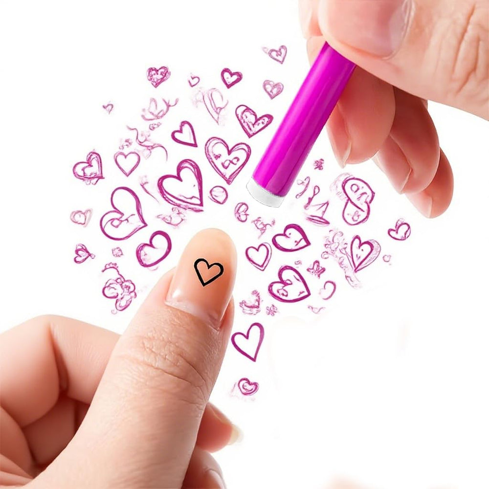 Ecoflick easy-clean stamp heads simplify maintenance between designs.